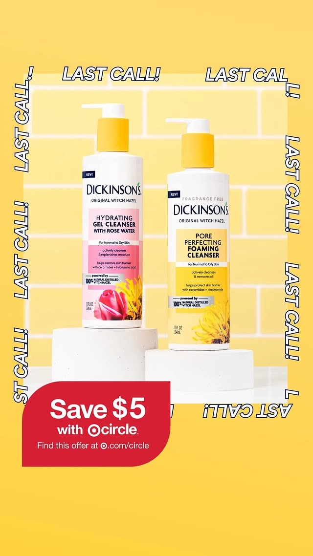 👀 You’ve been eyeing each other from across the room, now is your moment to say hii to our new, witch hazel facial cleansers—$5 off at select @target stores. Sale ends 6/30. ‼️

#SkincareSoulmate #BlackGirlShowerTok #ShowerTok #HygieneTips #WitchHazel #HygieneProducts #Hygiene #FeminineProducts #PersonalCare #ShowerRoutine #TargetDeal #TargetSale #TargetCircle #FacialCleanser