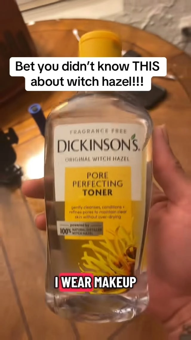 Witch hazel isn’t just for your face anymore! Add our highest-grade witch hazel toner to all those sweaty areas and break up with body odor. xoxo @lyndik1

#WitchHazel #Deodarant #BodyOdor #ShowerRoutine #Dickinsons