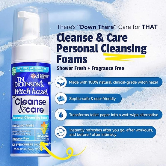 Cleanse & Care Personal Cleansing Foam - Shower Fresh Scent - View 2