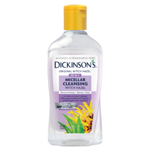 Dickinsons Micellar Cleansing Witch Hazel - Front LA593 sqr