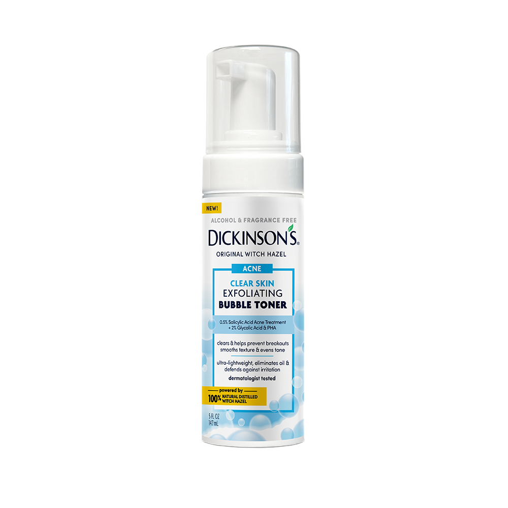 Clear Skin Exfoliating Bubble Toner - Dickinson's Original Witch Hazel