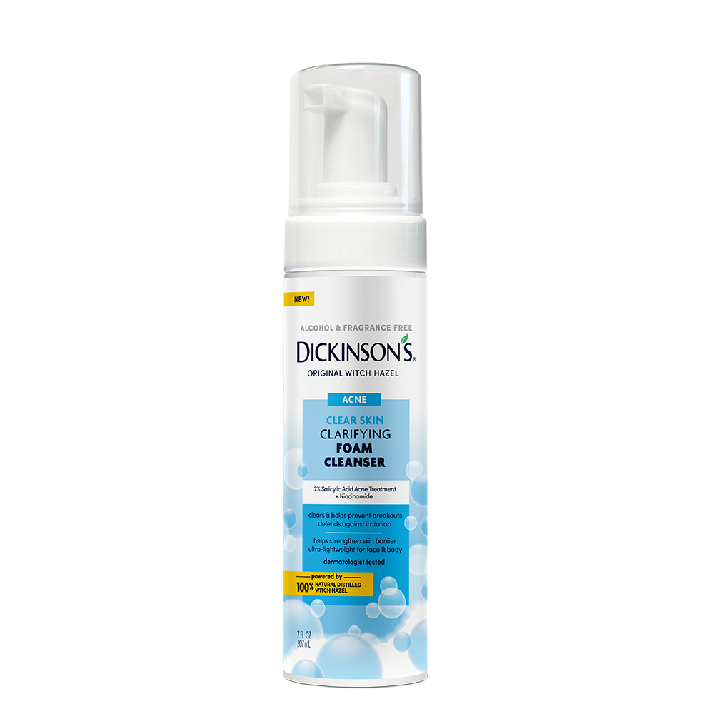 Clear Skin Clarifying Foam Cleanser - Dickinson's Original Witch Hazel